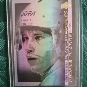 FREE CARDS Peter Forsberg 2015-16 Tim Hortons Hockey Card Platinum Profiles SS-3